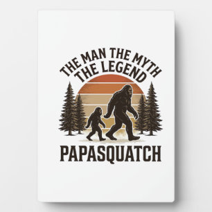 Plaque Photo Conception de t-shirt Papa Squatch Bigfoot Papa Vi