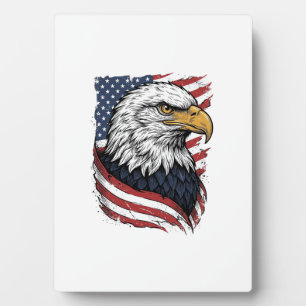 Plaque Photo Conception de T-shirt patriotique Vintage Eagle Dr