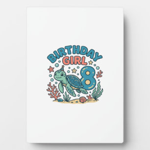 Plaque Photo Conception de t-shirt pour les 8 ans de la fille d