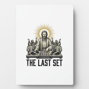 Plaque Photo Conception de t-shirt vintage religieux DJ The Las