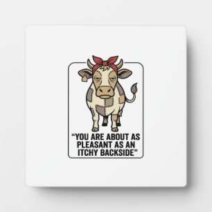 Plaque Photo Conception de T-Shirt vintage vache patchwork grin