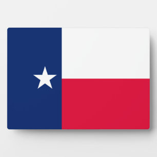 Plaque Photo Conception du drapeau de l'État du Texas