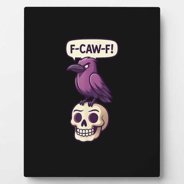 Plaque Photo Conception graphique d'humour d'Halloween crâne de (Devant)