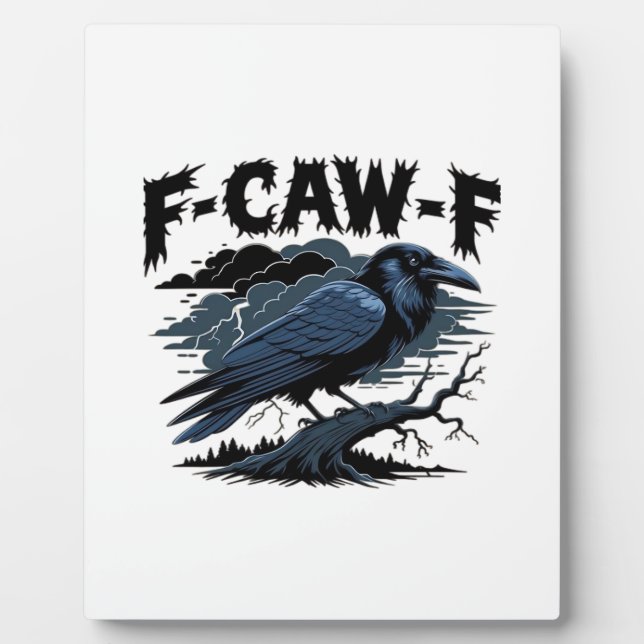 Plaque Photo Conception propre minimale F-Caw-F (Devant)