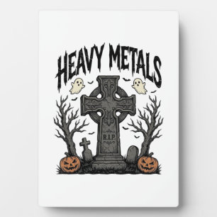 Plaque Photo Conception vectorielle de cimetière Halloween de m