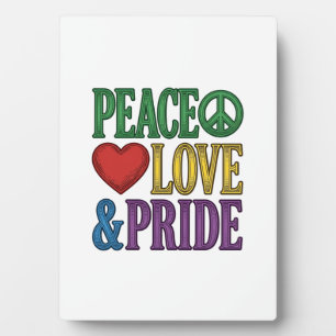 Plaque Photo Conception vectorielle de gravure vintage Peace Lo