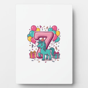 Plaque Photo Conception vectorielle de poney mignon pour la fêt