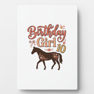 Plaque Photo Conception vectorielle florale de cheval 10 pour f