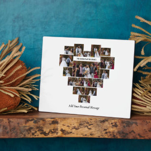 Plaque Photo Concevez Votre Propre Collage De Photos En Forme D