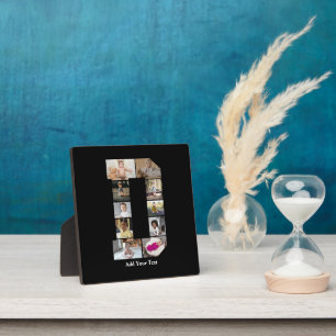 Plaque Photo Concevez votre propre lettre D photo Collage