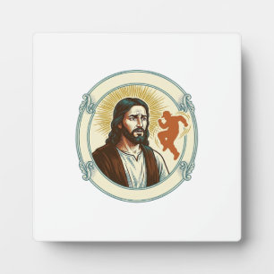 Plaque Photo Confus Jésus Tendance de danse virale Silhouette V