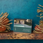 Plaque Photo Connexion du mot de passe Wifi<br><div class="desc">Un mot de passe WiFi moderne vous permettra de partager vos informations réseau avec vos invités. Idéal pour les locations Airbnb, chambres d'hôtes et plus encore. Design moderne minimaliste avec photo en bleu golfe vert et blanc avec une simple typographie facile à lire. Ce produit est doté d'une image d'espace...</div>