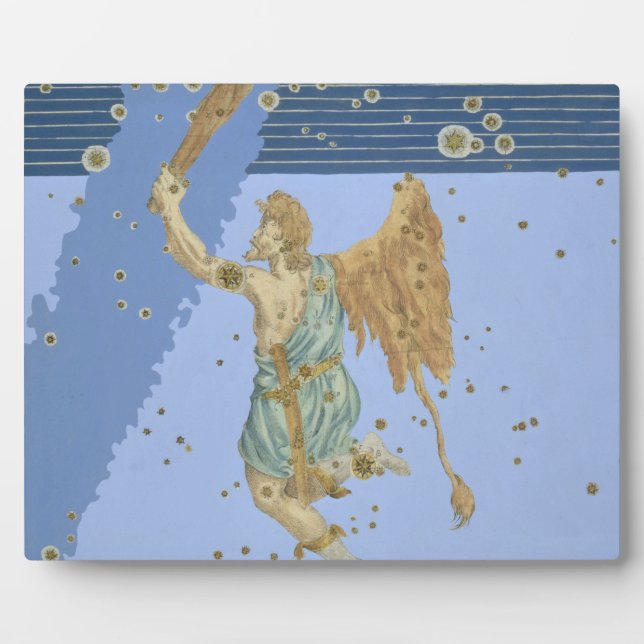 Plaque Photo Constellation d'Orion, de 'Uranometria' par Joha (Devant)