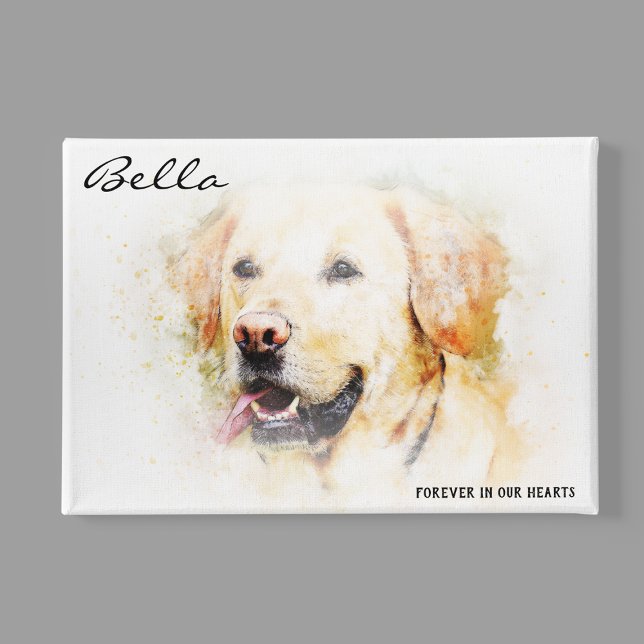 Plaque Photo Contempary Pour Toujours Dans Notre Coeur Pet Memo (Créateur téléchargé)