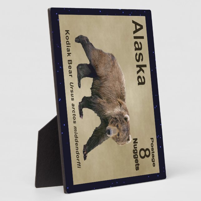 Plaque Photo Cook bear (Côté)