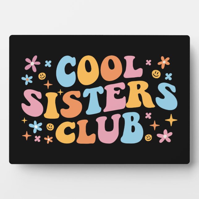 Plaque Photo Cool Sisters Club III (Devant)