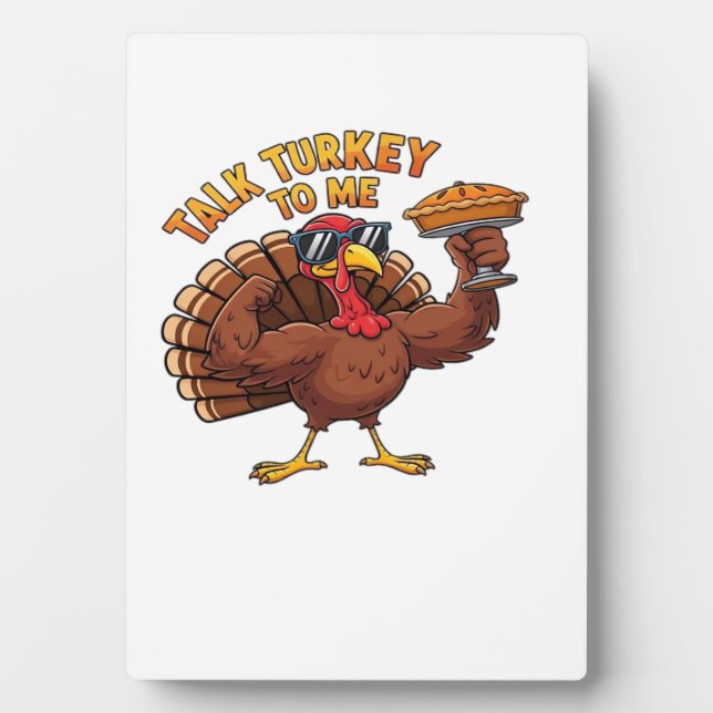 Plaque Photo Cool Turkey Thanksgiving Funny Oversized T-Shirt.p (Devant)