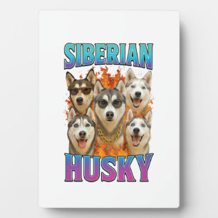 Plaque Photo Copie de Husky sibérien