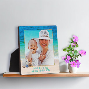 Plaque Photo Coquillages Arrière - plans océaniques Cadre photo