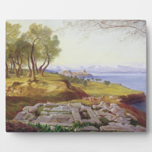 Plaque Photo Corfou de l'Ascension, c.1856-64 (huile sur toile)