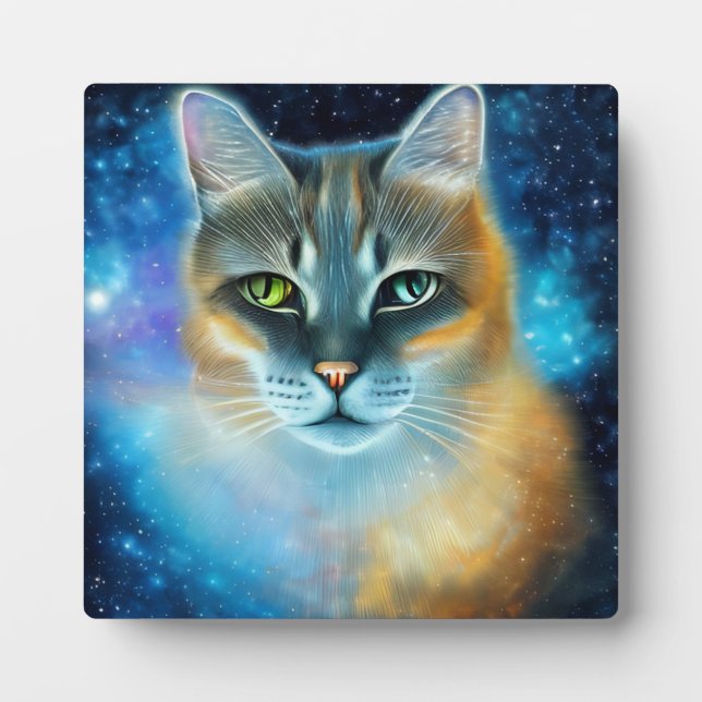 Plaque Photo Cosmic Kitty (Devant)