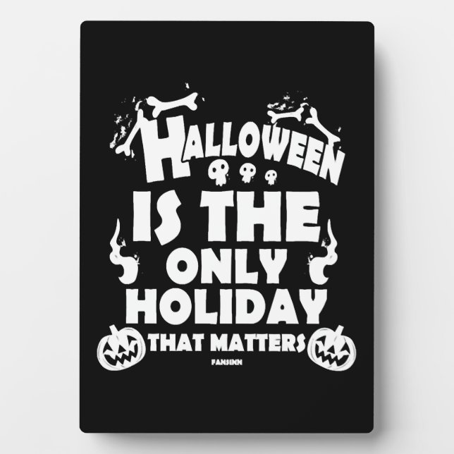 Plaque Photo Costume d'Halloween (Devant)