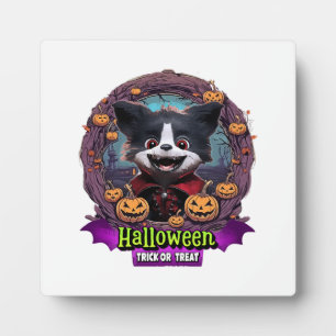 Plaque Photo Costume d'Halloween pour chiots