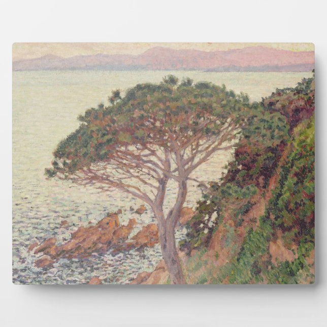 Plaque Photo Coucher de soleil, 1916 (huile sur toile) (Devant)