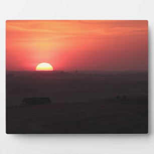 Plaque Photo Coucher de soleil sur la Palouse