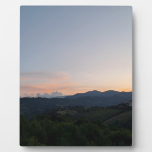 Plaque Photo Coucher de soleil sur les Carpates – Photographie
