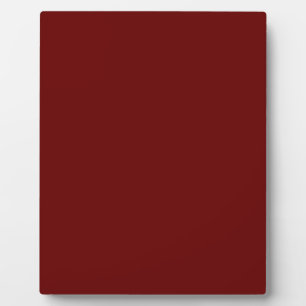 Plaque Photo couleur rouge