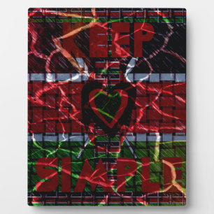 Plaque Photo Couleurs rasta