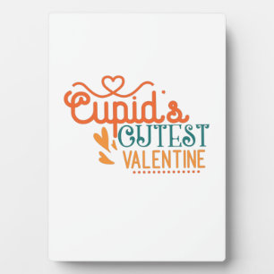 Plaque Photo Couple Cadeau Cupid's Cutest Valentine
