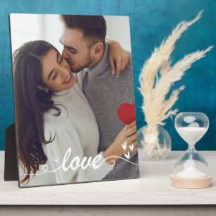 Plaque Photo couple de la Saint-Valentin Photo coeurs d'amour