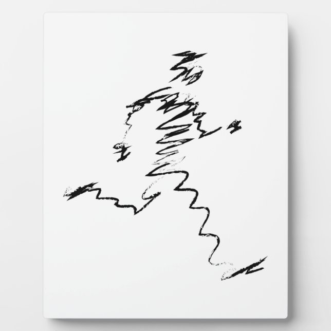 Plaque Photo Coureurs, Coureurs, Triathlètes (Devant)