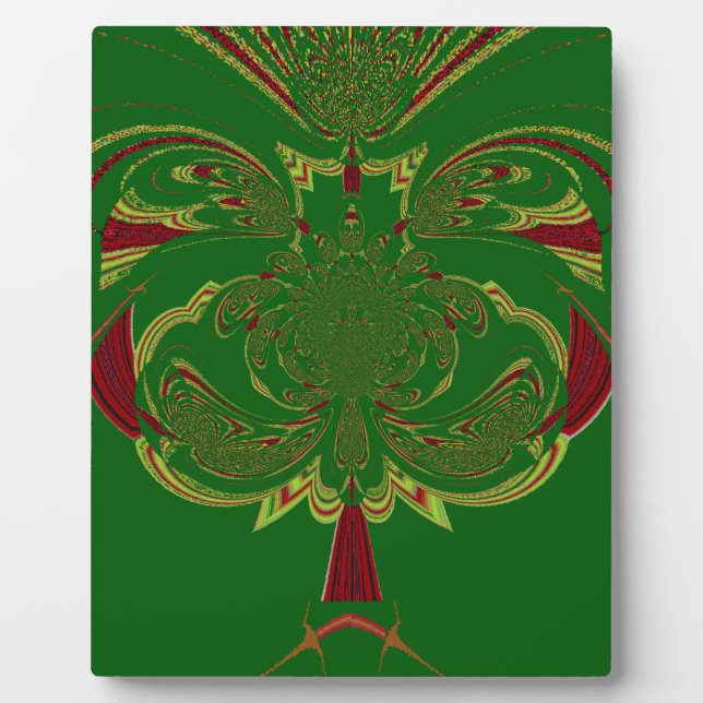 Plaque Photo Couronne verte (Devant)