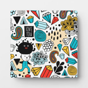 Plaque Photo Crazy head