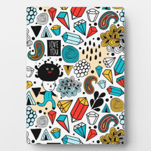 Plaque Photo Crazy head