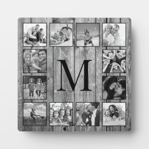 Plaque Photo Create Your Custom Photo Collage Rustic Farmhouse