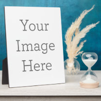 Plaque Photo Create Your Own 8''x10'' UV Resistant Easel