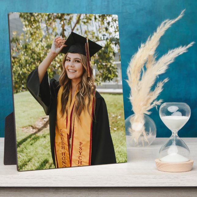 Plaque Photo Create Your Own Custom Graduate Photo (Côté)