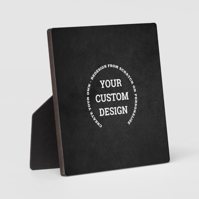 Plaque Photo Créer votre propre Customisé (Recto)