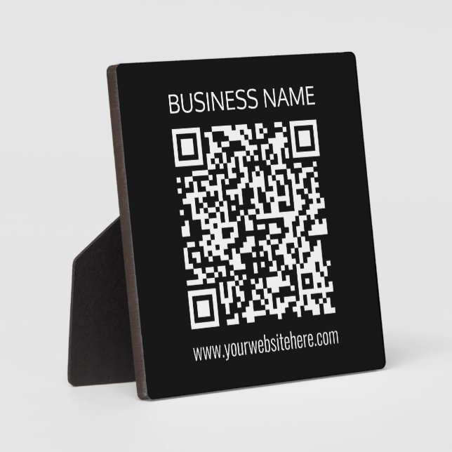 Plaque Photo Créez un code QR instantanément avec l'URL de votr (Recto)