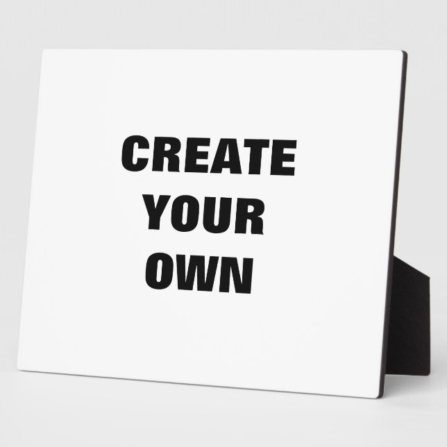 Plaque Photo Créez votre propre (Côté)