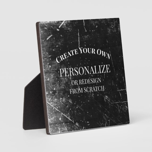 Plaque Photo Créez votre propre Customisé (Recto)