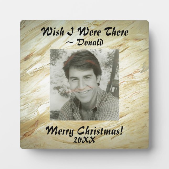 Plaque Photo Créez votre propre finition marbre faux photo (Devant)