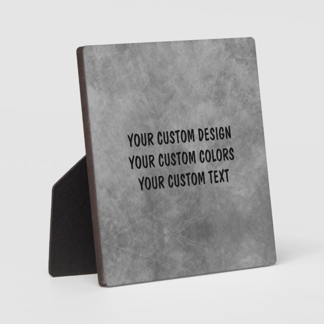 Plaque Photo Créez votre propre personnalisation personnalisée (Recto)