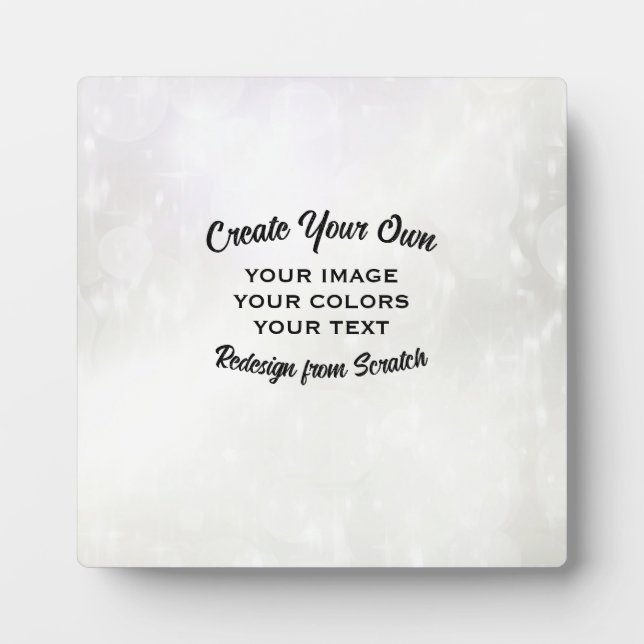 Plaque Photo Créez votre propre personnalisation personnalisée (Devant)