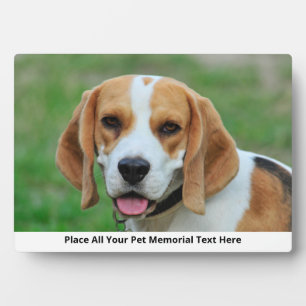 Plaque Photo Créez votre propre photo de chien de compagnie