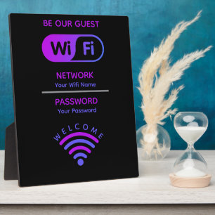 Plaque Photo Créez votre propre réseau Wifi personnalisé et vot